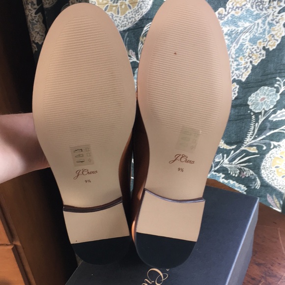 J. Crew Cognac Leather Penny Loafers - Picture 6 of 8